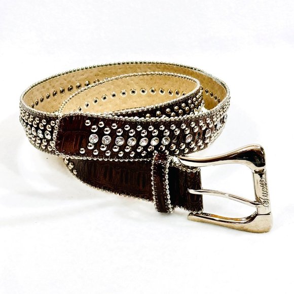 Guess Faux Leather Western Style Belt - XL - Picture 10 of 13